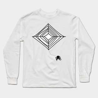 spider web with a spider Long Sleeve T-Shirt